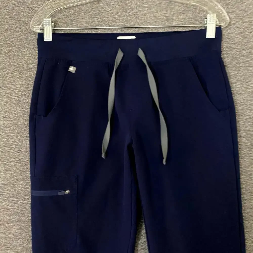 Figs Women’s Size Small Blue Zamora Cargo Scrub Pant - Pockets